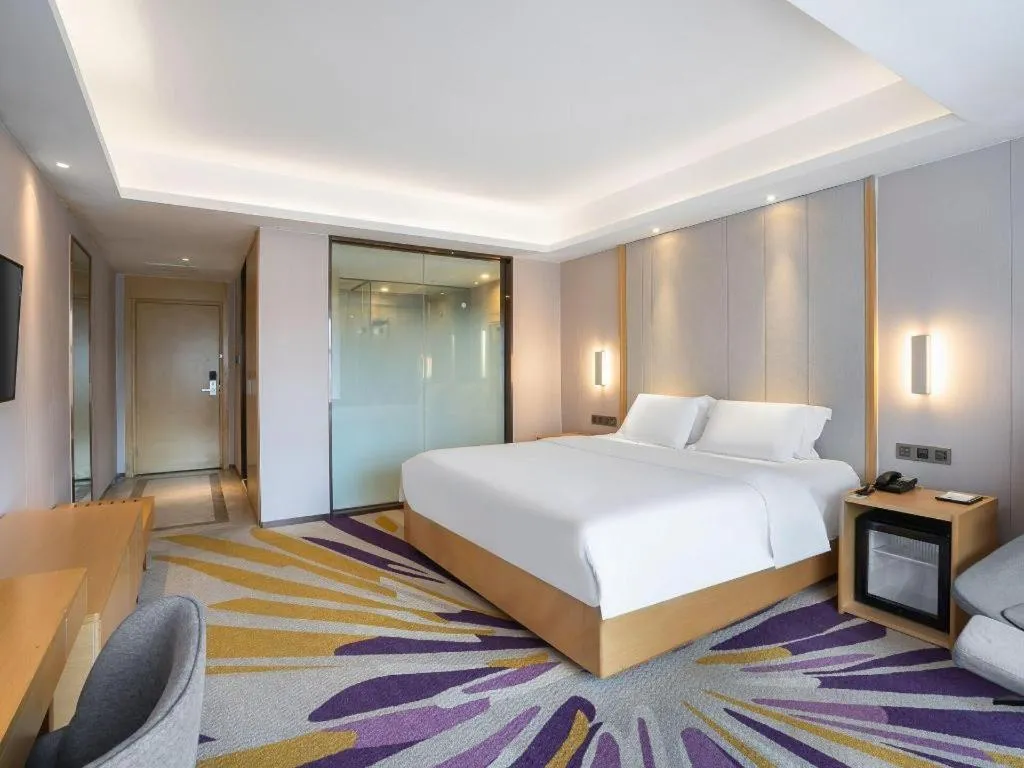 Bed in Lavande Hotel Maoming High-speed Railway Station Xinfu Road