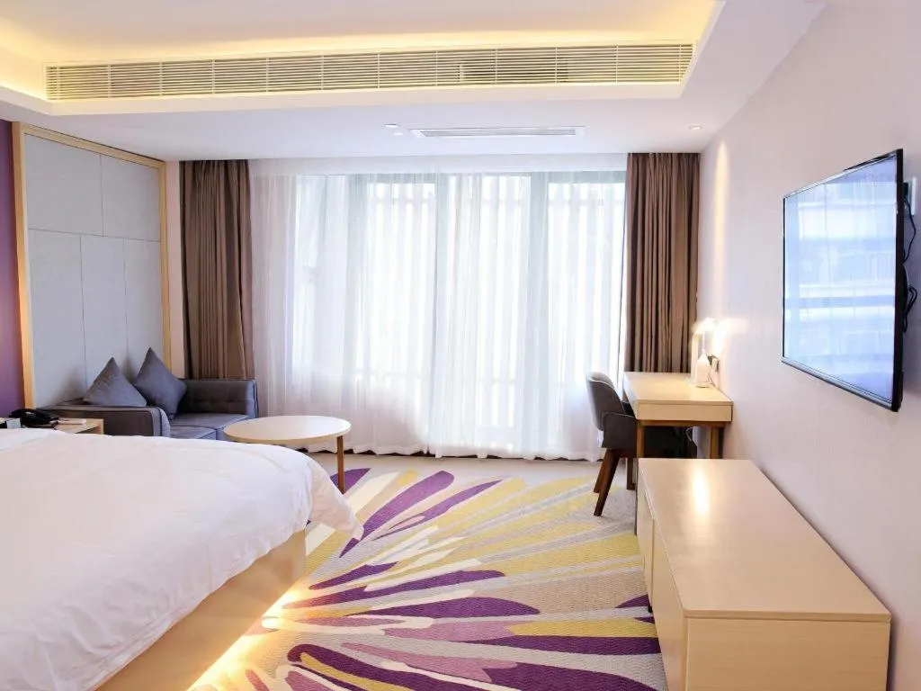 Bed in Lavande Hotel Maoming High-speed Railway Station Xinfu Road