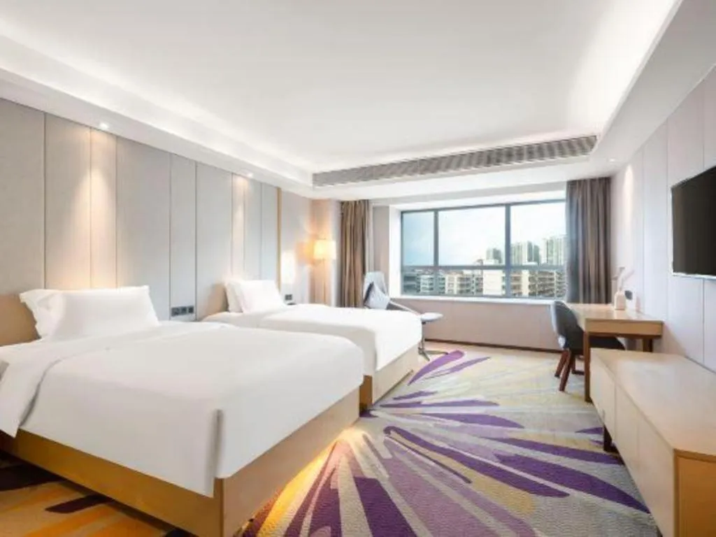 Bed in Lavande Hotel Maoming High-speed Railway Station Xinfu Road