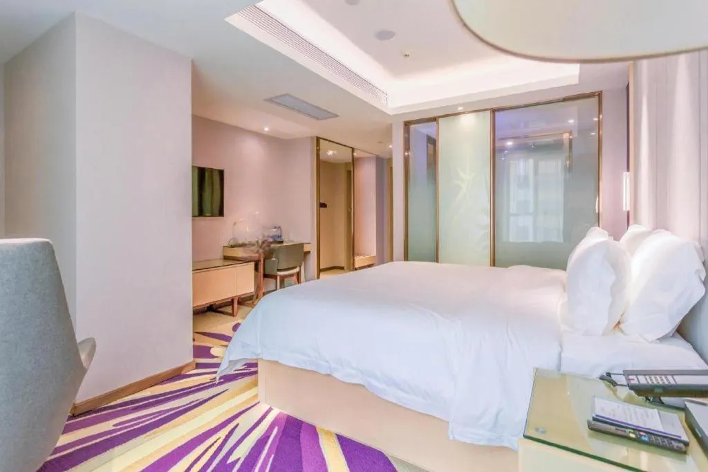 Bed in Lavande Hotel Maoming High-speed Railway Station Xinfu Road