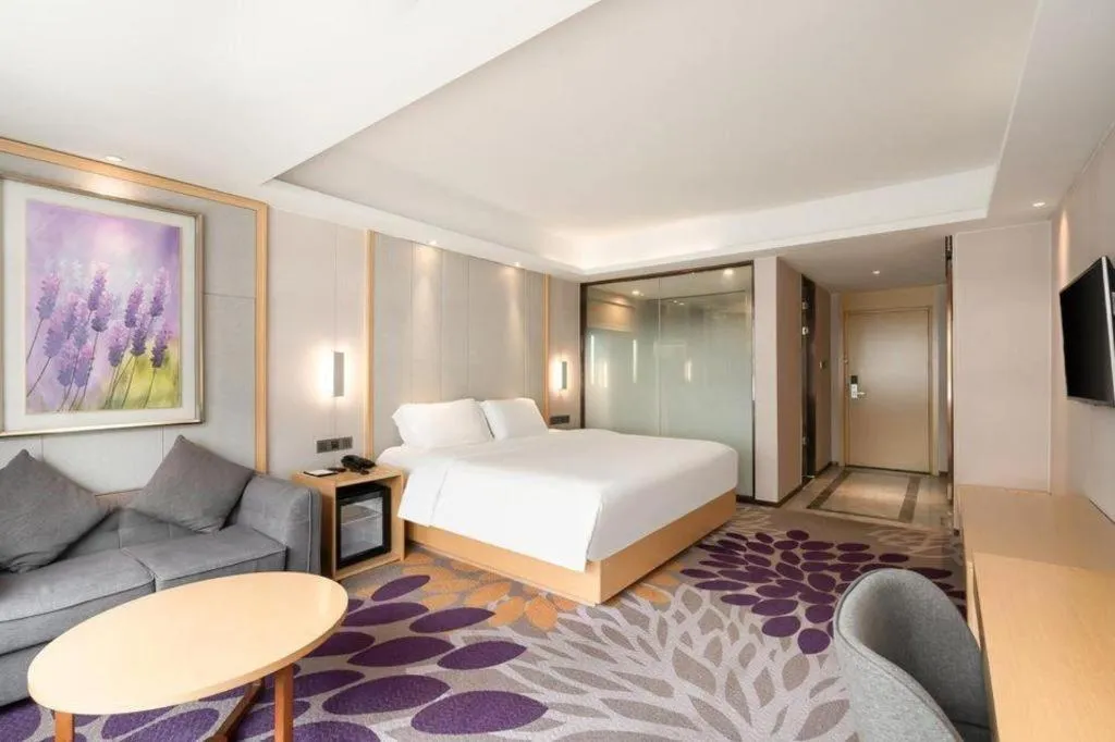 Bed in Lavande Hotel Maoming High-speed Railway Station Xinfu Road