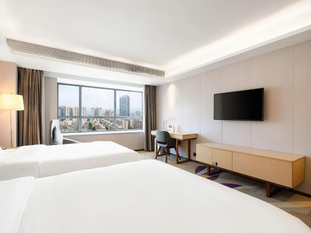 Bed in Lavande Hotel Maoming High-speed Railway Station Xinfu Road