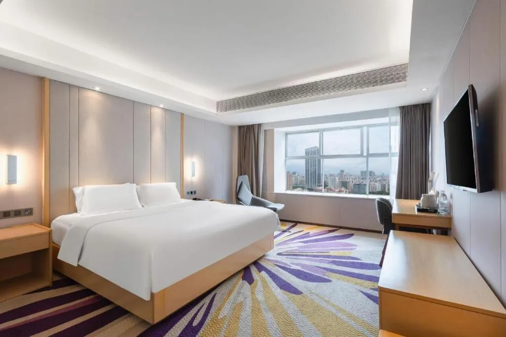 Bed in Lavande Hotel Maoming High-speed Railway Station Xinfu Road