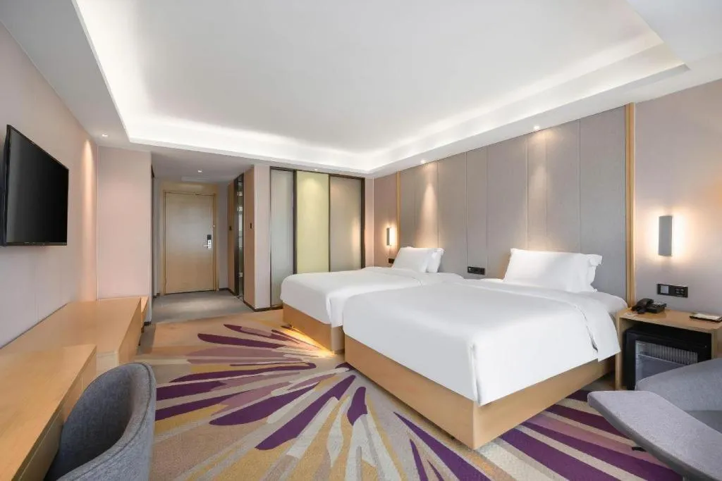 Bed in Lavande Hotel Maoming High-speed Railway Station Xinfu Road