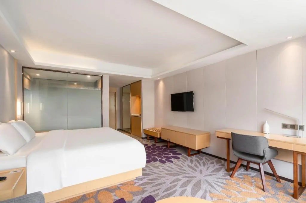 Bed in Lavande Hotel Maoming High-speed Railway Station Xinfu Road