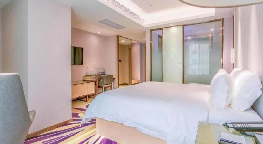 Bed in Lavande Hotel Maoming High-speed Railway Station Xinfu Road