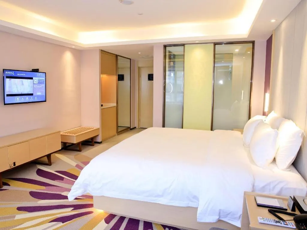 Bed in Lavande Hotel Maoming High-speed Railway Station Xinfu Road