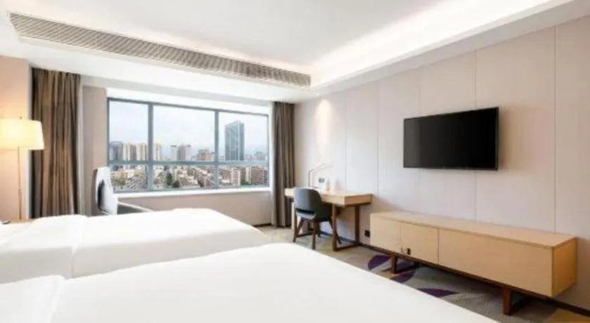 Bed in Lavande Hotel Maoming High-speed Railway Station Xinfu Road