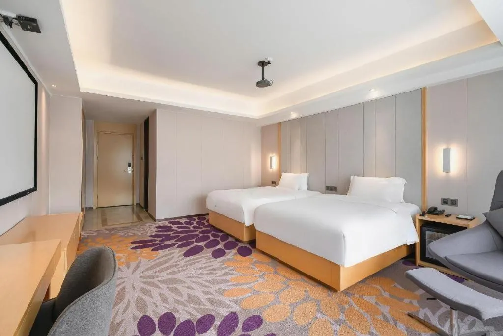 Bed in Lavande Hotel Maoming High-speed Railway Station Xinfu Road