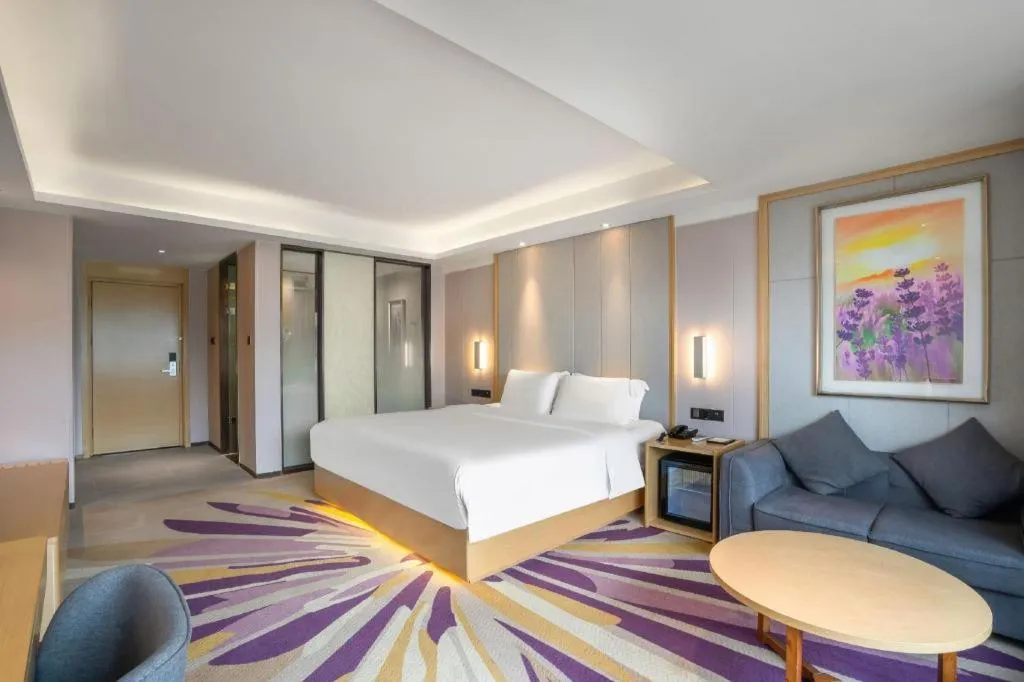 Bed in Lavande Hotel Maoming High-speed Railway Station Xinfu Road