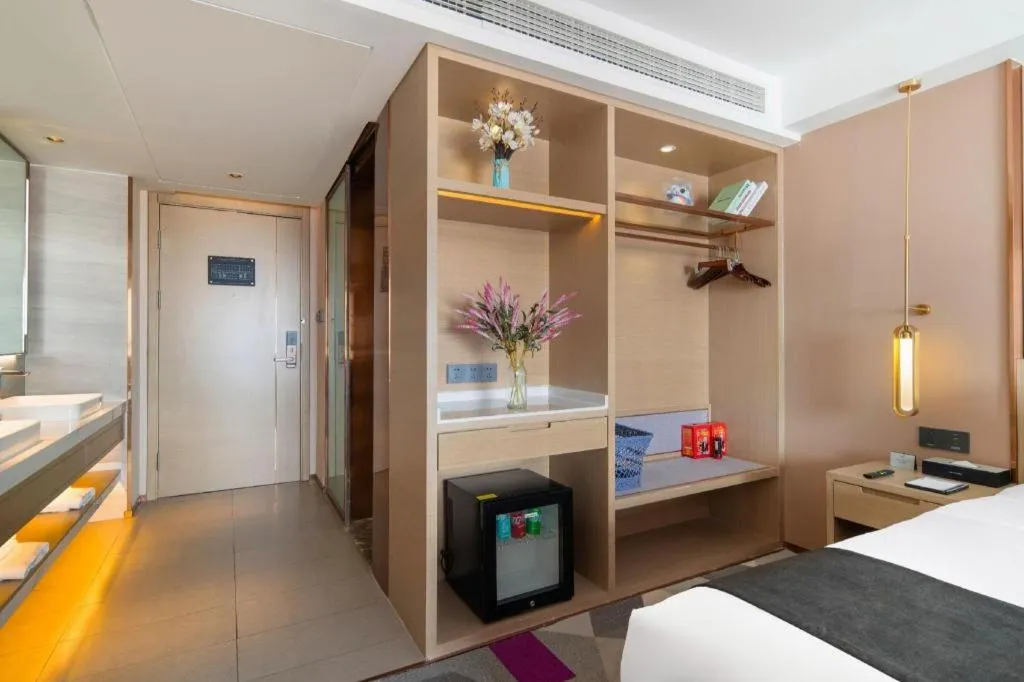 Bed in Lavande Hotel Xuchang Pangdonglai Hengdajinhui Plaza