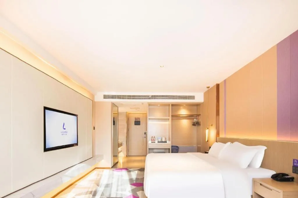 Bed in Lavande Hotel Xuchang Pangdonglai Hengdajinhui Plaza