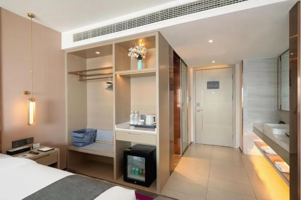 Bed in Lavande Hotel Xuchang Pangdonglai Hengdajinhui Plaza