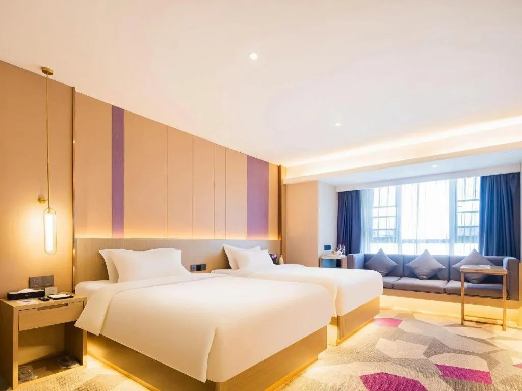 Bed in Lavande Hotel Xuchang Pangdonglai Hengdajinhui Plaza