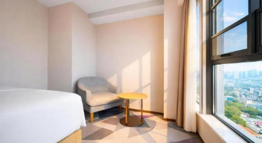 Bed in Lavande Hotel Xuchang Pangdonglai Hengdajinhui Plaza