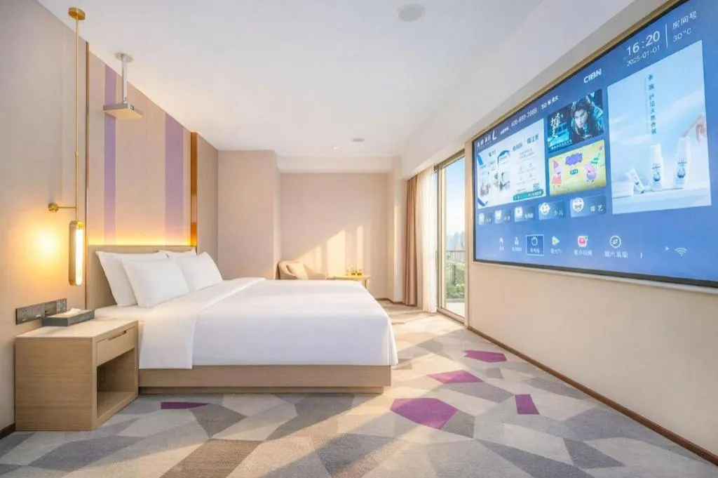 Bed in Lavande Hotel Xuchang Pangdonglai Hengdajinhui Plaza