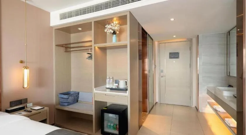 Bed in Lavande Hotel Xuchang Pangdonglai Hengdajinhui Plaza