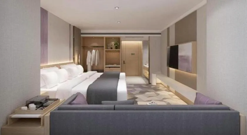 Bed in Lavande Hotel Xuchang Pangdonglai Hengdajinhui Plaza