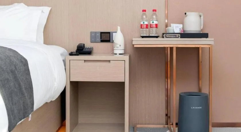 Bed in Lavande Hotel Xuchang Pangdonglai Hengdajinhui Plaza