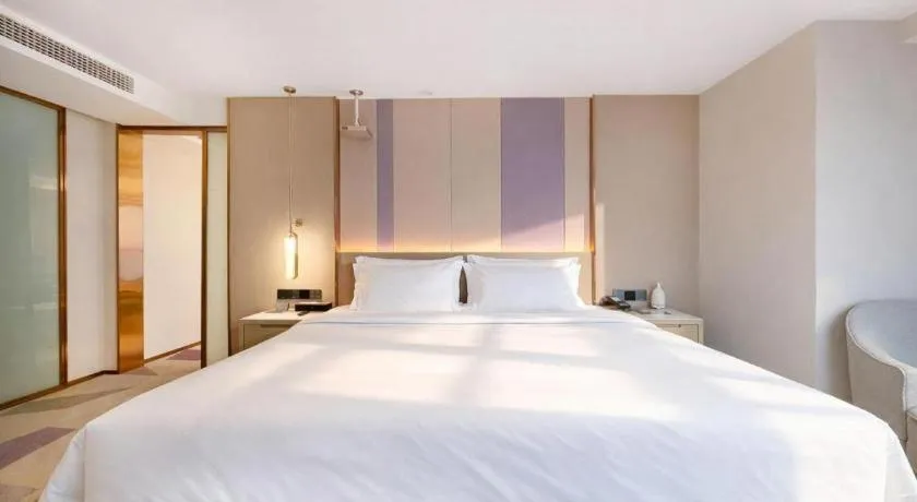 Bed in Lavande Hotel Xuchang Pangdonglai Hengdajinhui Plaza