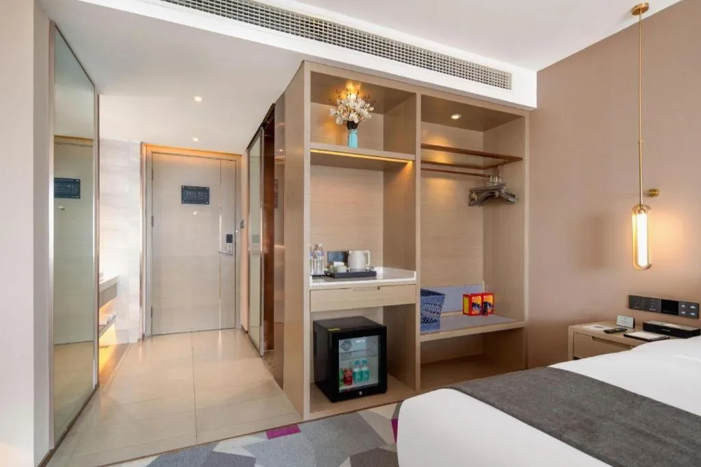 Bed in Lavande Hotel Xuchang Pangdonglai Hengdajinhui Plaza