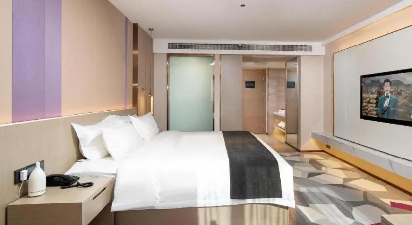 Bed in Lavande Hotel Xuchang Pangdonglai Hengdajinhui Plaza