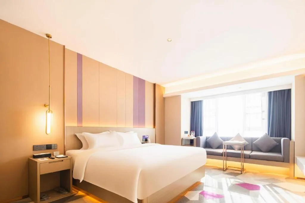 Bed in Lavande Hotel Xuchang Pangdonglai Hengdajinhui Plaza