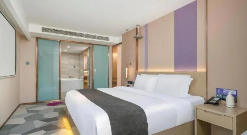 Bed in Lavande Hotel Xuchang Pangdonglai Hengdajinhui Plaza