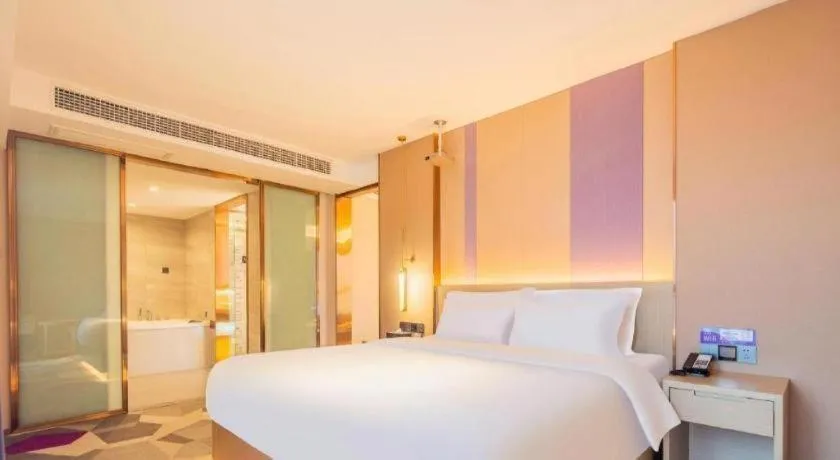 Bed in Lavande Hotel Xuchang Pangdonglai Hengdajinhui Plaza