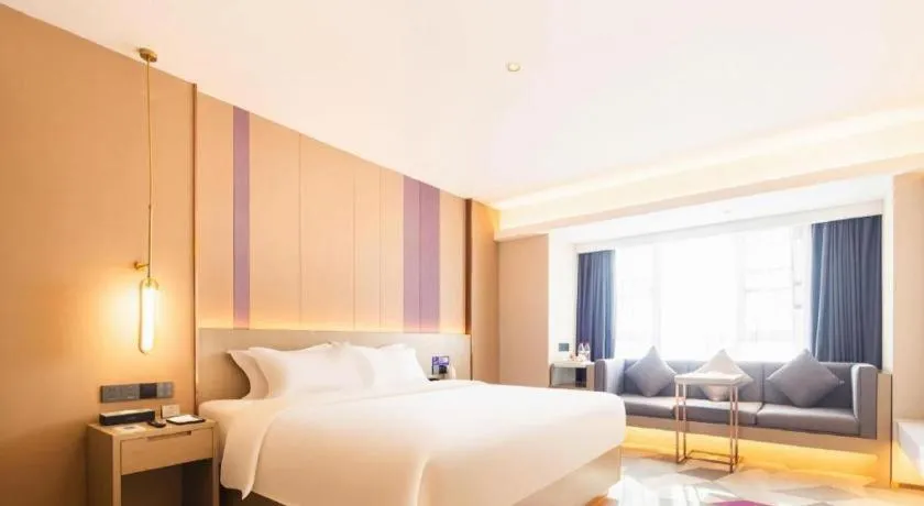 Bed in Lavande Hotel Xuchang Pangdonglai Hengdajinhui Plaza