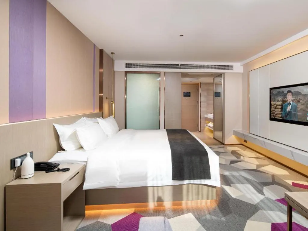 Bed in Lavande Hotel Xuchang Pangdonglai Hengdajinhui Plaza