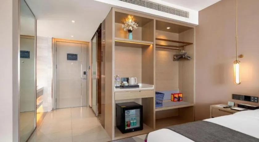 Bed in Lavande Hotel Xuchang Pangdonglai Hengdajinhui Plaza