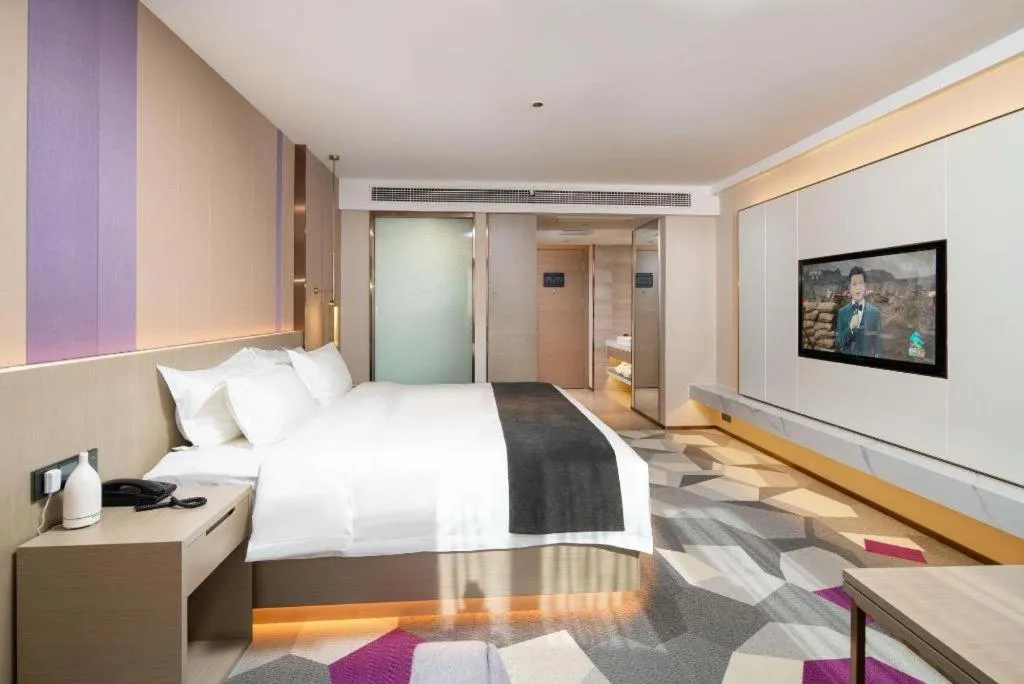 Bed in Lavande Hotel Xuchang Pangdonglai Hengdajinhui Plaza