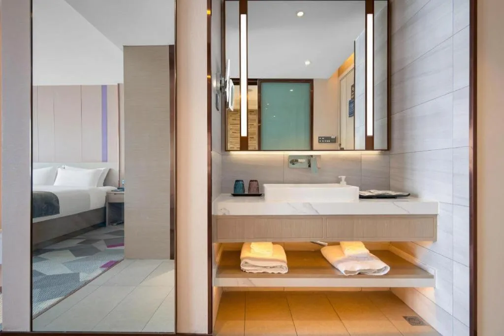 Bed in Lavande Hotel Xuchang Pangdonglai Hengdajinhui Plaza