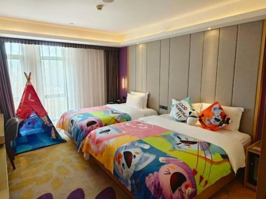 Bed in Lavande Hotel Shanwei Haifeng Fenghuang New City Tianhong Plaza