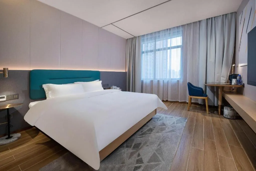 Bed in Lavande Hotel Shanwei Haifeng Fenghuang New City Tianhong Plaza