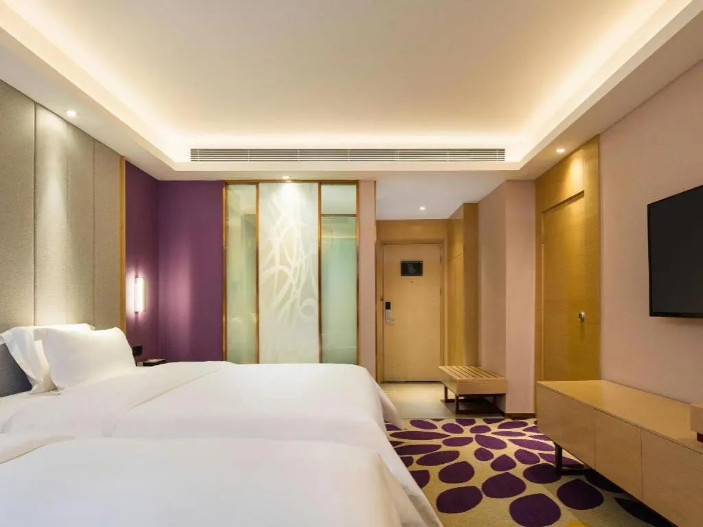 Bed in Lavande Hotel Shanwei Haifeng Fenghuang New City Tianhong Plaza