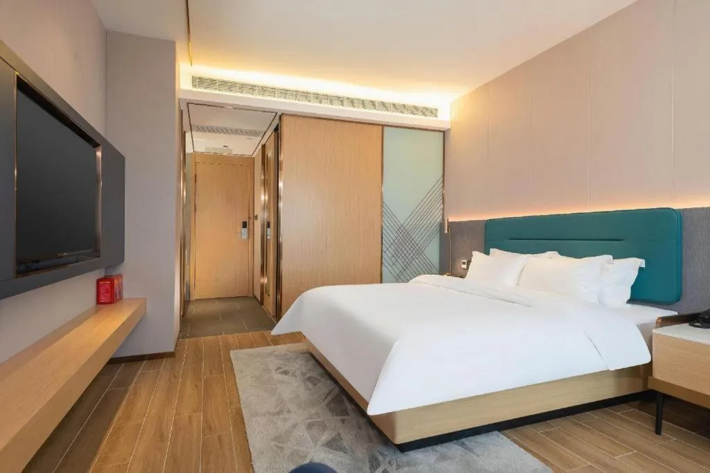 Bed in Lavande Hotel Shanwei Haifeng Fenghuang New City Tianhong Plaza