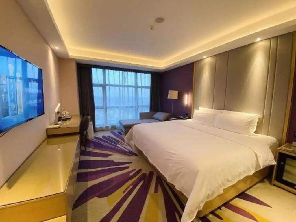 Bed in Lavande Hotel Shanwei Haifeng Fenghuang New City Tianhong Plaza
