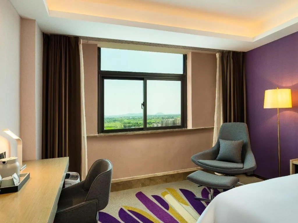 Bed in Lavande Hotel Shanwei Haifeng Fenghuang New City Tianhong Plaza