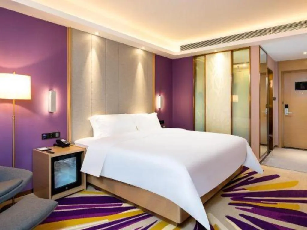 Bed in Lavande Hotel Shanwei Haifeng Fenghuang New City Tianhong Plaza