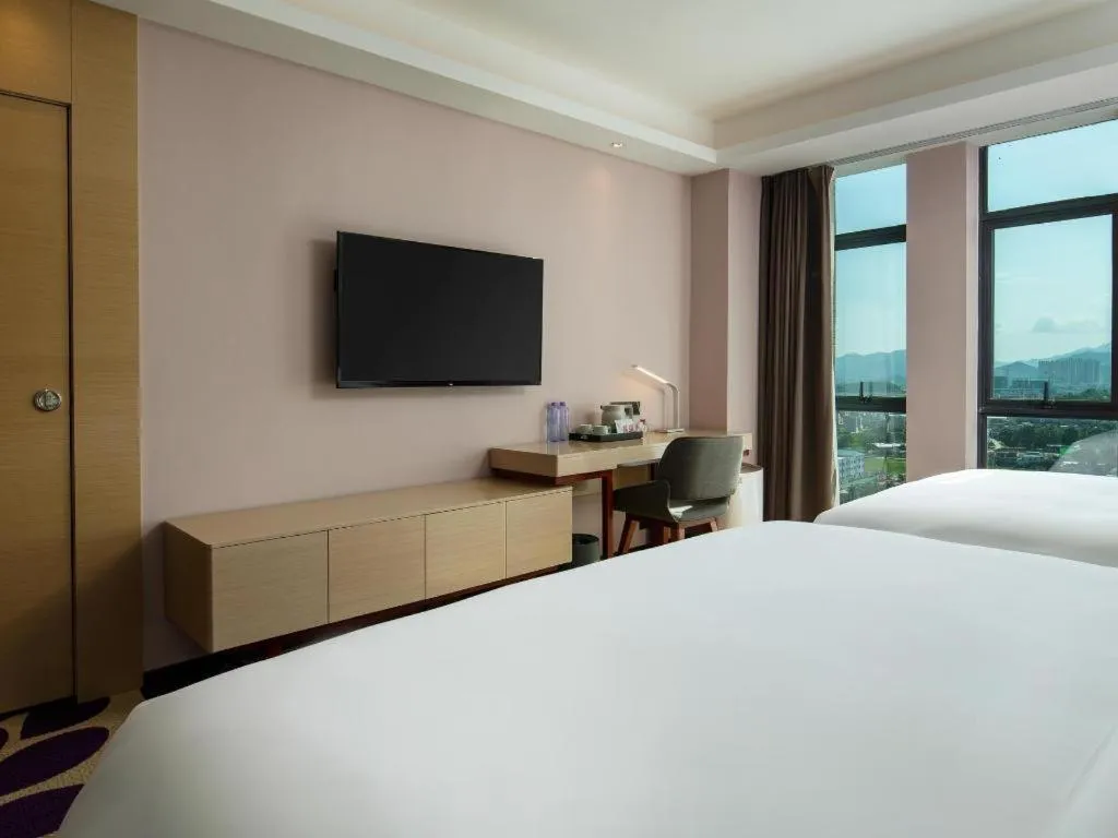 Bed in Lavande Hotel Shanwei Haifeng Fenghuang New City Tianhong Plaza