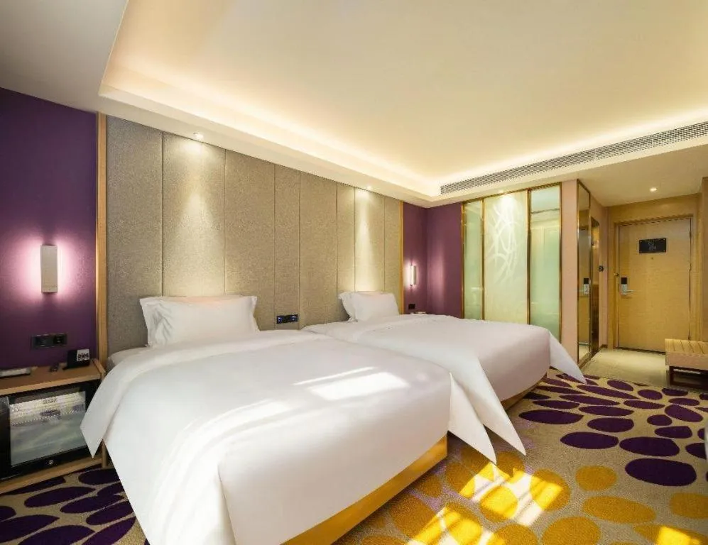 Bed in Lavande Hotel Shanwei Haifeng Fenghuang New City Tianhong Plaza