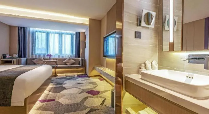 Bed in Lavande Hotel Pingnan Financial Investment Building