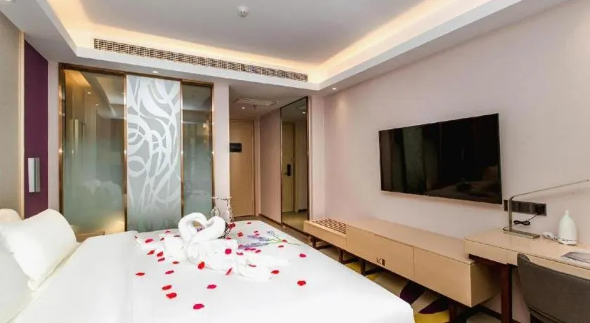 Bed in Lavande Hotel Yantai Laiyang City Center