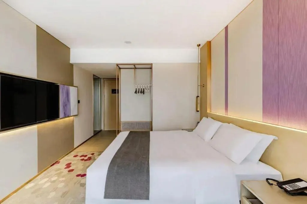 Bed in Lavande Hotel Bengbu Wanda Nanxiang Plaza