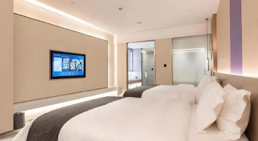 Bed in Lavande Hotel Bengbu Wanda Nanxiang Plaza