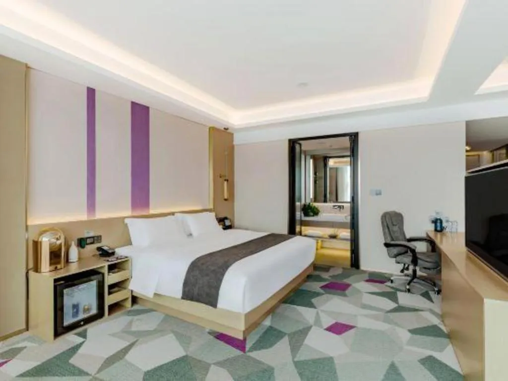 Bed in Lavande Hotel Bengbu Wanda Nanxiang Plaza