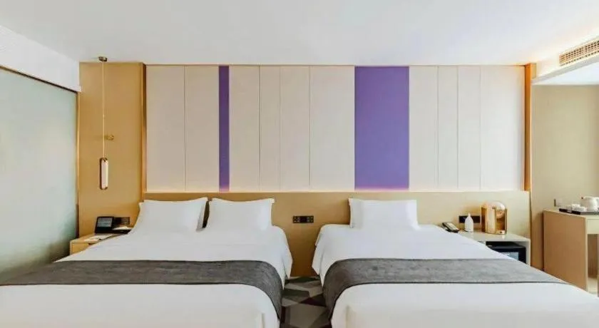 Bed in Lavande Hotel Bengbu Wanda Nanxiang Plaza