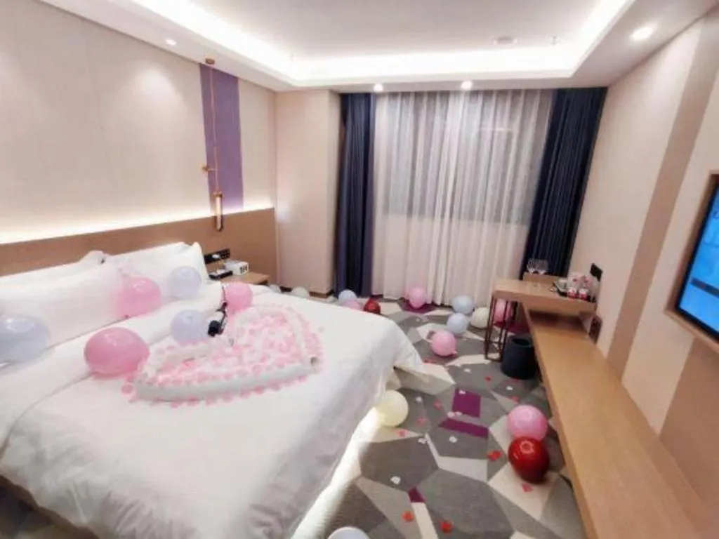 Bed in Lavande Hotel Foshan Shunde Daliang Qinghuiyuan Shihu Road